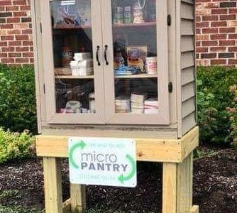 North junior, Opens Micro-Pantry for Eagle Project