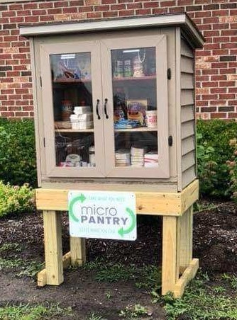 North junior, Opens Micro-Pantry for Eagle Project