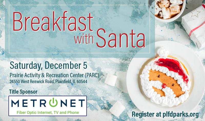 Children can listen to an interactive story while having Breakfast with Santa on Dec. 5 at the Prairie Activity & Recreation Center