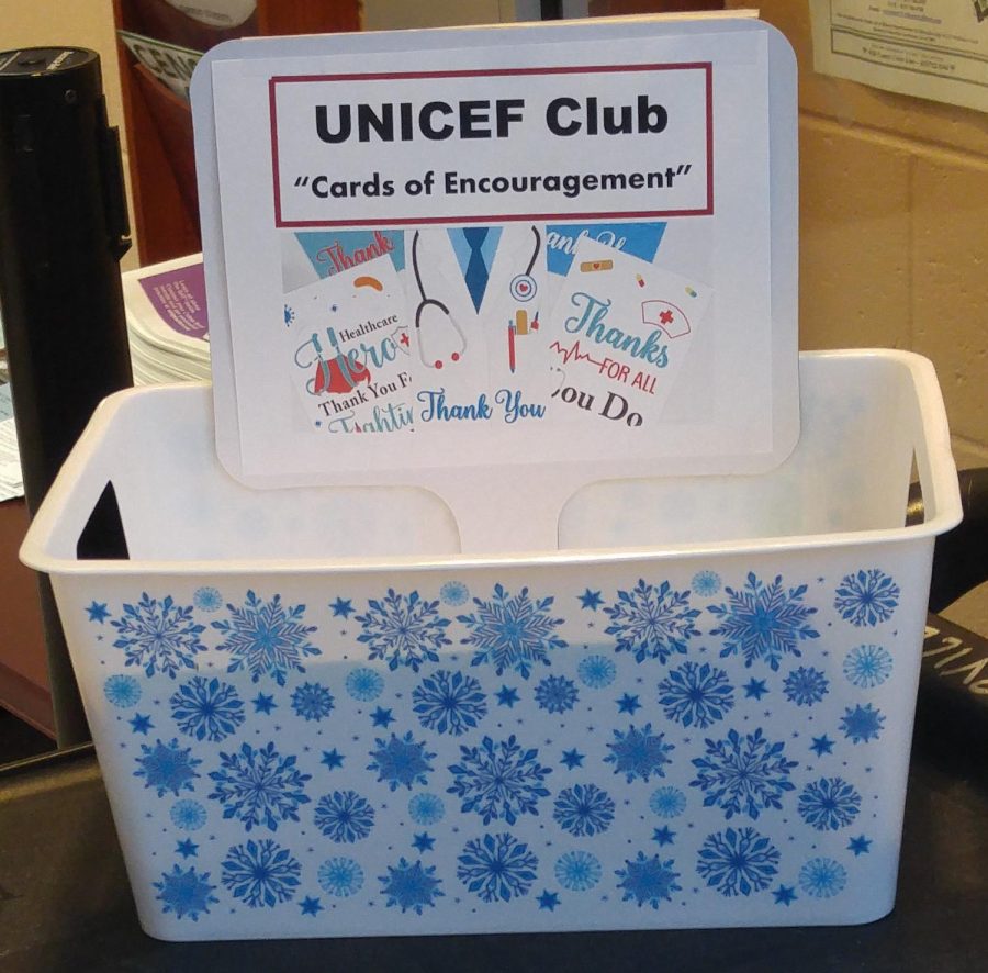 Unicef and ARK Clubs “Cards of Encouragement” for healthcare workers