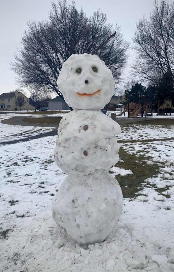 Children take advantage of heavy snowfall at a Plainfield Park.