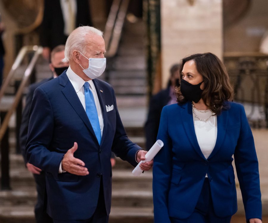 President Joe Biden and Vice President Kamala Harris on their first week in office.
