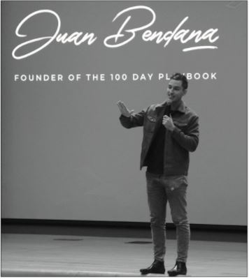 Youth speaker Juan Bendaña encourages students to be leaders in his closing remarks at the SPC annual leadership conference.
Photo by Mary Henry