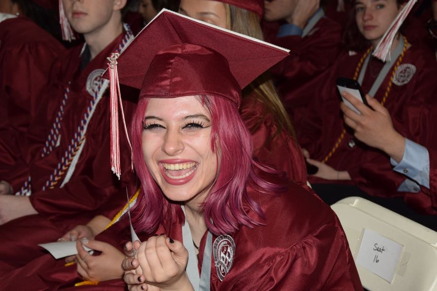 Senior Julia Gerard excitedly awaits graduation