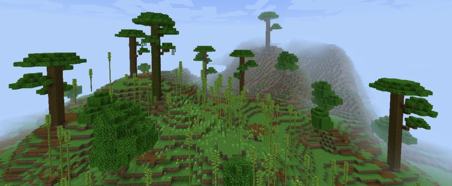 Minecraft version 17.1 Pocket edition screen shot by Paige Collins