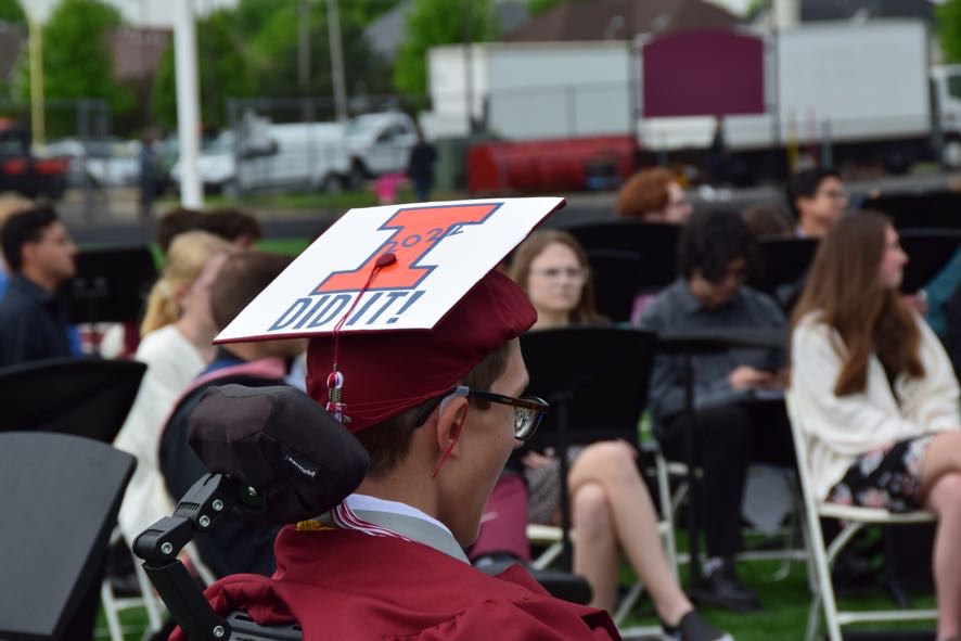 Nick Cecchi's Mortarboard