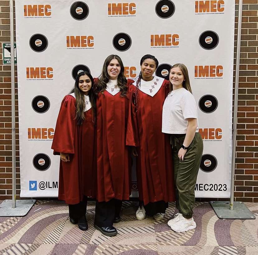 North Choir Students are chosen to be participants in ILMEA's conference. Photo courtesy of Aaron Mejorada